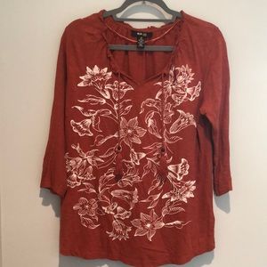 END OF YEAR SALE! | Style & Co Petite Orange Tunic